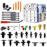 HIEOJAT 910Pcs Car Retainer Bumper Clips and Fastener Remover Kit 25 Sizes Auto Push Pin Rivets Door Trim Panel Clips for GM Ford Toyota Honda Acura Chrysler…